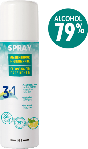 Spray higienizante limón 79% alcohol